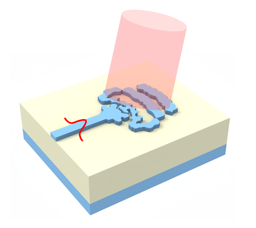 Inverse Design of a Grating Coupler in Tidy3D | Flexcompute