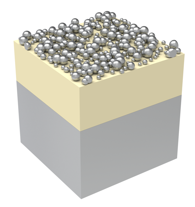 Tunable disordered plasmonic system for structural color generation